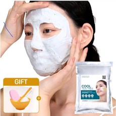 린제이 티트리 모델링팩 피부관리샵 1kg+팩도구3종+핑크해면