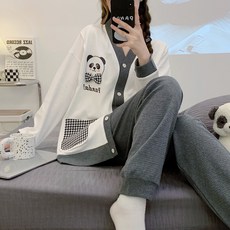 봄 산후조리복 와플 세트 임산부 수유녀 임신기