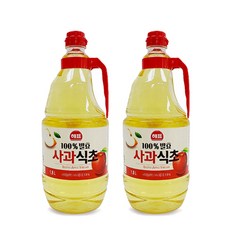 룸804 해표 100% 발효 사과 식초 1.8L 1+1