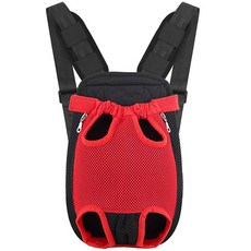 SWIVEl애견포대기 강아지가방, 빨간색, 1개