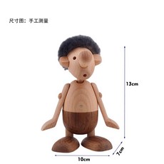 원숭이목각 북유럽 나무 바이킹 인형 장식품 룸 홈, 큰 코 인형