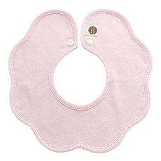 바니블라썸 여름용 거즈 스카프빕 아기 턱받이 유아 신생아 침받이, 핑크무지(여름)