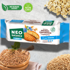 Печенье Neo-Botanica овсяно-гречневое без сахара, 280 г