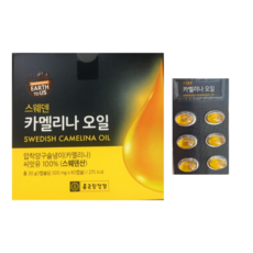 종근당건강 어스투어스 스웨덴 카멜리나 오일, 2개, 1박스, 60정
