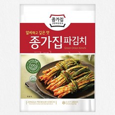 소포장 국산 파김치 300g 소용량 밥도둑 반찬 자취생 직장인 종가집, 1개