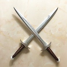 1 : 1 COS 검 호빗 레골라스 군주 반지 엘프의 왕자 칼 트라 두일 칼 99cm 시뮬레이션 무기, 03 Red