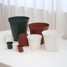 가네야 슬릿화분 일본 플라스틱화분 슬릿분 (EU시리즈 모음), 10호, EU화이트