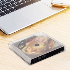 휴대용 모바일 CD 박스 외장 CD 레코더 타입 C 인터페이스 광학 디스크 라이터 데스크탑 노트북 북 비디오 음악 재생, 1개