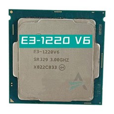 72W E3-1220V6 프로세서 쿼드 E3-1220 코어 Xeon 1220 3.00GHz V6 LGA1151 E3 8M CPU V6