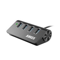 Anker 4-Port USB 3.0 Unibody 알루미늄 휴대용 데이터 허브 2ft USB 3.0 케, 상세내용참조