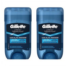 질레트 데오드란트 73g 2개 클리니컬 스트렝스 쿨 웨이브 Gillette Clinical Strength Antiperspirant Deodorant for Men Cool Wave Scent 2.6 oz, 1개