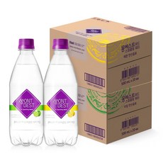 [기획특가] 몽베스트 탄산수탄산음료 모음 레몬 500mLx20병+라임 500mLx20병 5개 500ml