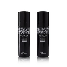 에이알솔루션 턴블랙 새치 커버 염색 샴푸 200ml 2개