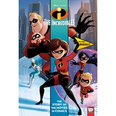 Disney/Pixar Incredibles and Incredibles 2: The Story of the Movies in Comics Hardcover, Dark Horse Books