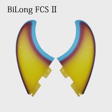 BiLong FCS II PER TWIN FIN 서핑 보드 양면 지느러미 유리 섬유 빅 사이즈 꼬리지느러미