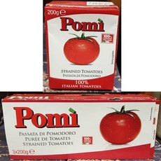 Pomi 포미 스트레인드 토마토 소스 600g (200g X 3개) 이탈리아