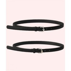 [100%정품] 링서울 [선물옵션] 20mm eco 레더 가죽 crack벨트 [실버 골드]