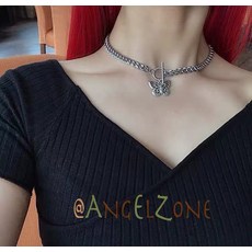 실버나비목걸이