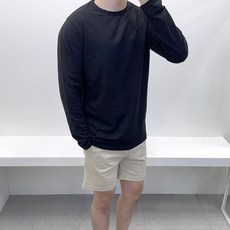 데로샵 남성용 RS 라운드 기본 슬라브 긴팔 티셔츠 리뷰후기