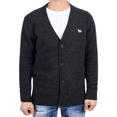 메종키츠네남자가디건