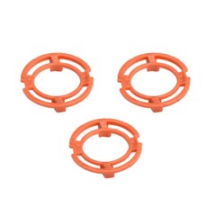 필립스 노렐코 시리즈 7000 9000 RQ12 모델용 오렌지 블레이드 고정 링 전기 면도기 부품 3 피스, 1개입, 3개