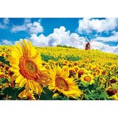 1000피스 직소퍼즐 - 황금빛 해바라기 들판, 석이네쿠팡 본상품선택, 석이네쿠팡 1