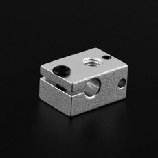 알루미늄 PT100V6 버전 열 블록 E3D V6 J-헤드 압출기 핫 엔드 액세서리 3D 프린터 부품 23*16*12mm, [01] High temperature
