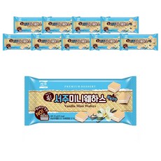 서주 미니웨하스 바닐라, 10개, 70g