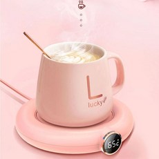 USB 히팅 온도 조절 티 포트 컵 워머 따뜻한 뜨거운 우유 커피 보온기, USB워머 화이트(컵 불포함), 1개