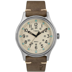 Timex 타이맥스 Brown Leather Watch-TW2R96800 시계