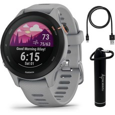 가민 포레러너 965 프리미엄 GPS 러닝 트라이애슬론 47mm 스마트워치 아몰레드 터치스크린 디스플레이 카본 그레이 DLC