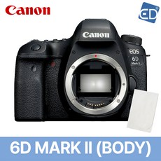 [캐논 정품] EOS 6D Mark ll 미러리스 카메라+포켓융/ED, EOS 6D Mark ll 바디