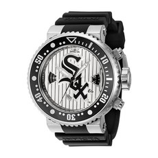 Invicta MLB 시카고 화이트 삭스 남성용 시계 52mm. 블랙 (42369) 모던.인빅타