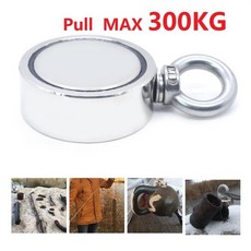 뜨거운 판매 더블 사이드 자석 낚시 결합 300 kg 당기는 힘 d60mm 직경 슈퍼 강한 둥근 네오디뮴 낚시, 01 CHINA