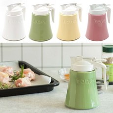 세라믹 도자기 허니 디스펜서 꿀통 시럽통, 바나나, 1개