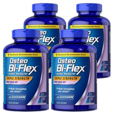 오스테오(Osteo) bi-Flex triple strength 200정, 4개