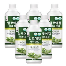 알로에겔 베라300 1000mlx6병 1L 6개
