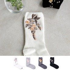 꽃자수면양말