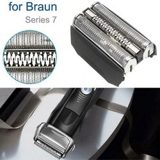 Braun 면도기 칼날 시리즈 7 70B S 790cc 720 S 740의 면도기 교체 박식 면도기 헤드 네트 커버, 1개