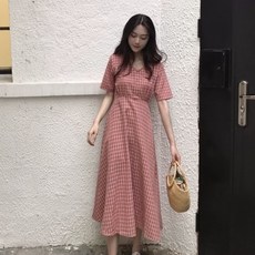 DIPYLON 여성 데일리 원피스 신선 프랑스 소중 도라지 산본 복고 프렌치 스위트 선녀 초센센
