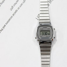 타임플래닛 CASIO LA670WA-7D 카시오 시계 메탈밴드