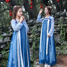 직구닥 중국한복 화심 에스닉 여성 차이나 리폼 한원소 기 샤랄라 엔틱 헤리티지 학생 고대복장 봄