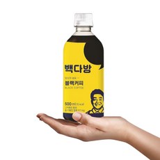 빽다방 블랙커피, 4개, 500ml