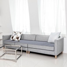 3H한일온열기 4인용 쇼파 전기방석 MTS-400 외 탄소매트 전기요, 4인소파방석_레자(550X1800)