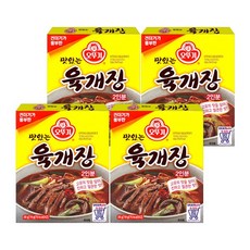 [오뚜기] 맛있는 육개장 (블럭국), 38g, 4개
