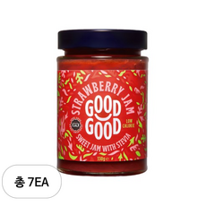 굿굿잼 저칼로리 스테비아 딸기잼, 330g, 7개