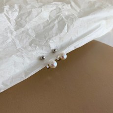 천연진주목걸이귀걸이세트8mm