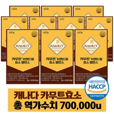 카나다카무트효소 카무트 효소 식약청 HACCP 인증 캐나다 정품 30포 10개 60g