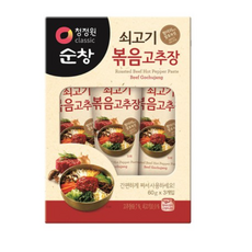 청정원 순창 쇠고기 볶음고추장, 30g, 6개