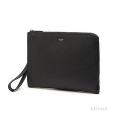 [HAZZYS ACC]HJHO0F625BK/블랙 소가죽 심플 클러치백